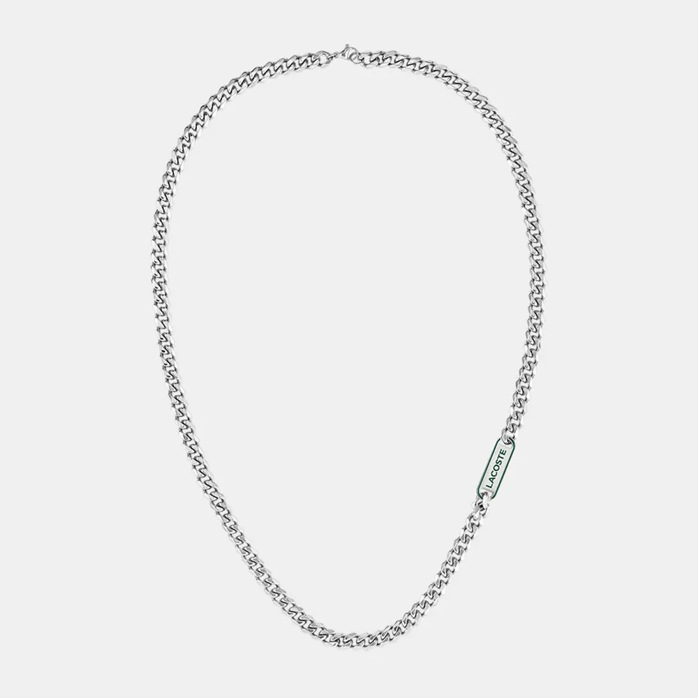 Lacoste Lacoste Jewellery Mens District Stainless Steel Chain Necklace