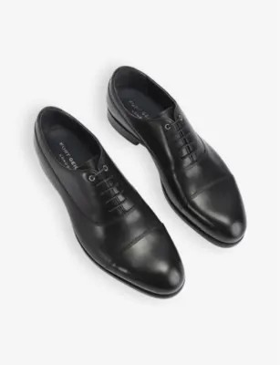 KURT GEIGER LONDON Sloane oxford leather shoes - EUR 42 / 8 UK MEN in BLACK, additional product view 2