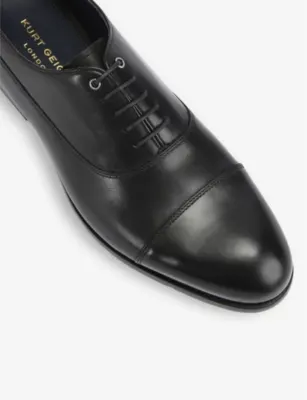 KURT GEIGER LONDON Sloane oxford leather shoes - EUR 42 / 8 UK MEN in BLACK, additional product view 3