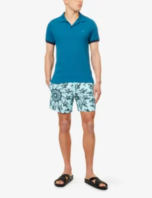 VILEBREQUIN Moorea Coral-Print Swim Shorts detail 2