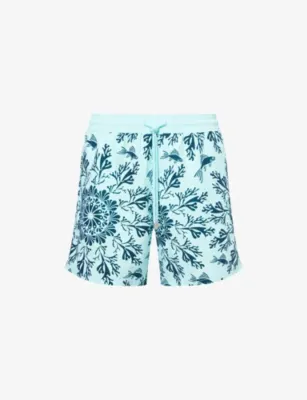VILEBREQUIN Moorea Coral-Print Swim Shorts