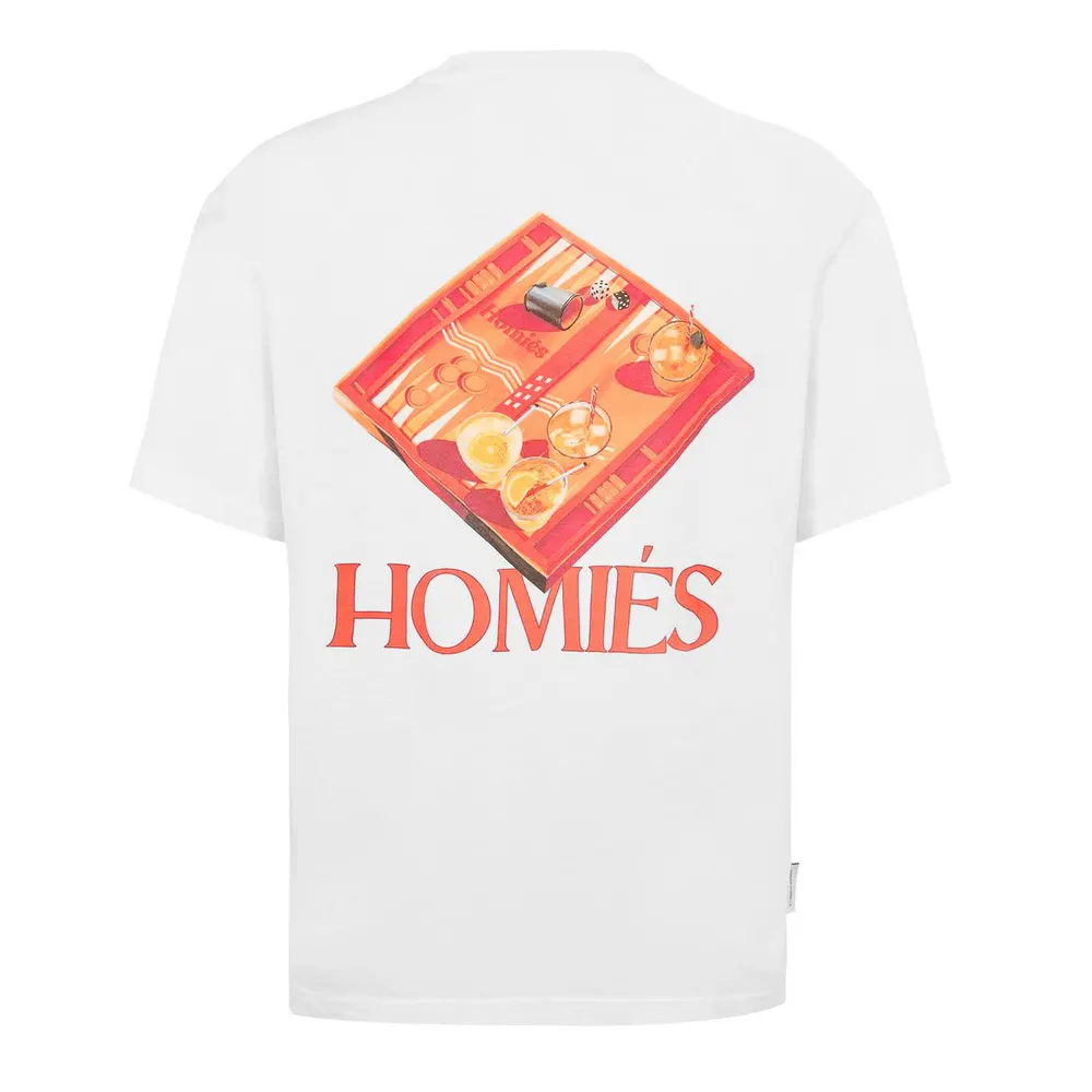 Homies Marbella BACKGAMMON T-SHIRT VINTAGE WHITE in Vintage White, additional product view 2