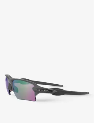 OAKLEY OO9188-F359 Flak™ 2.0 XL O Matter™ rectangular-framed sunglasses detail 2