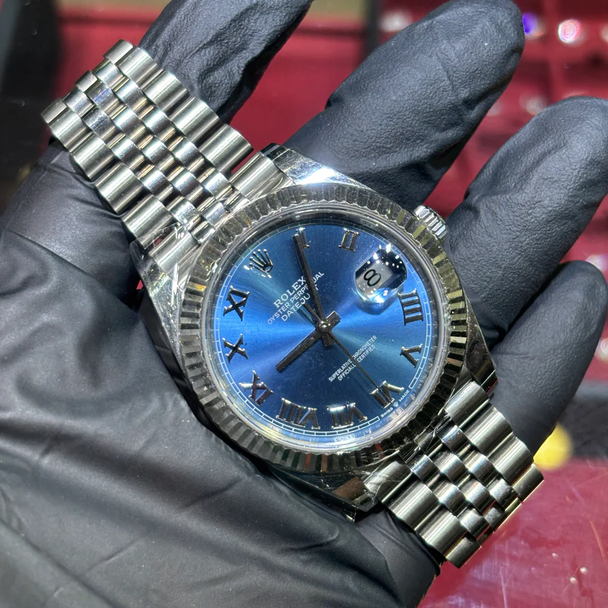 ANKUR - For Him WATCHES 2020 Rolex Datejust 41mm | Oystersteel | Blue Roman Dial – Watch