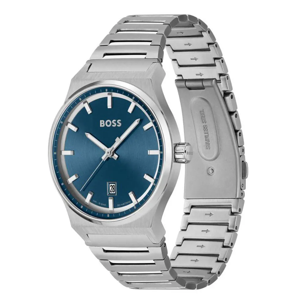 BOSS Candor Blue 41mm Mens Watch in Blue, additional product view 2