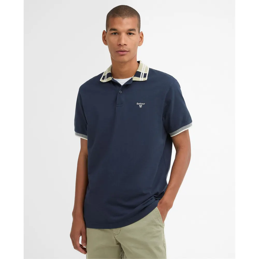 Barbour Mens Callington Polo Shirt detail 2
