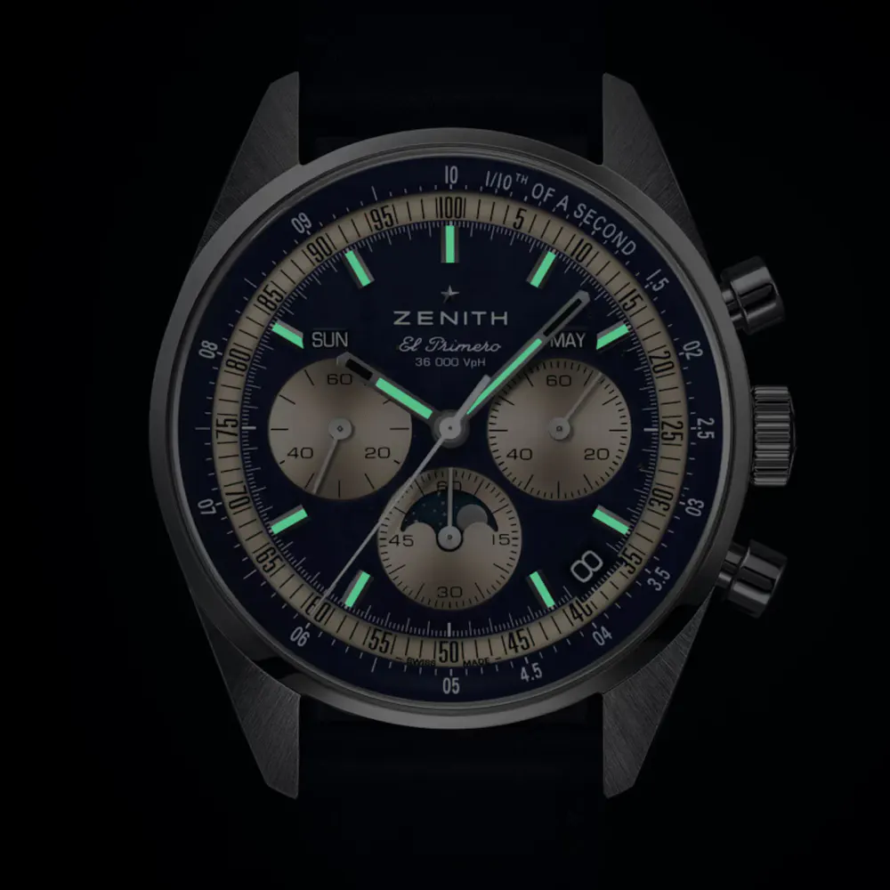 Zenith Chronomaster Original Lapis Lazuli 38mm Mens Watch in Blue, additional product view 3
