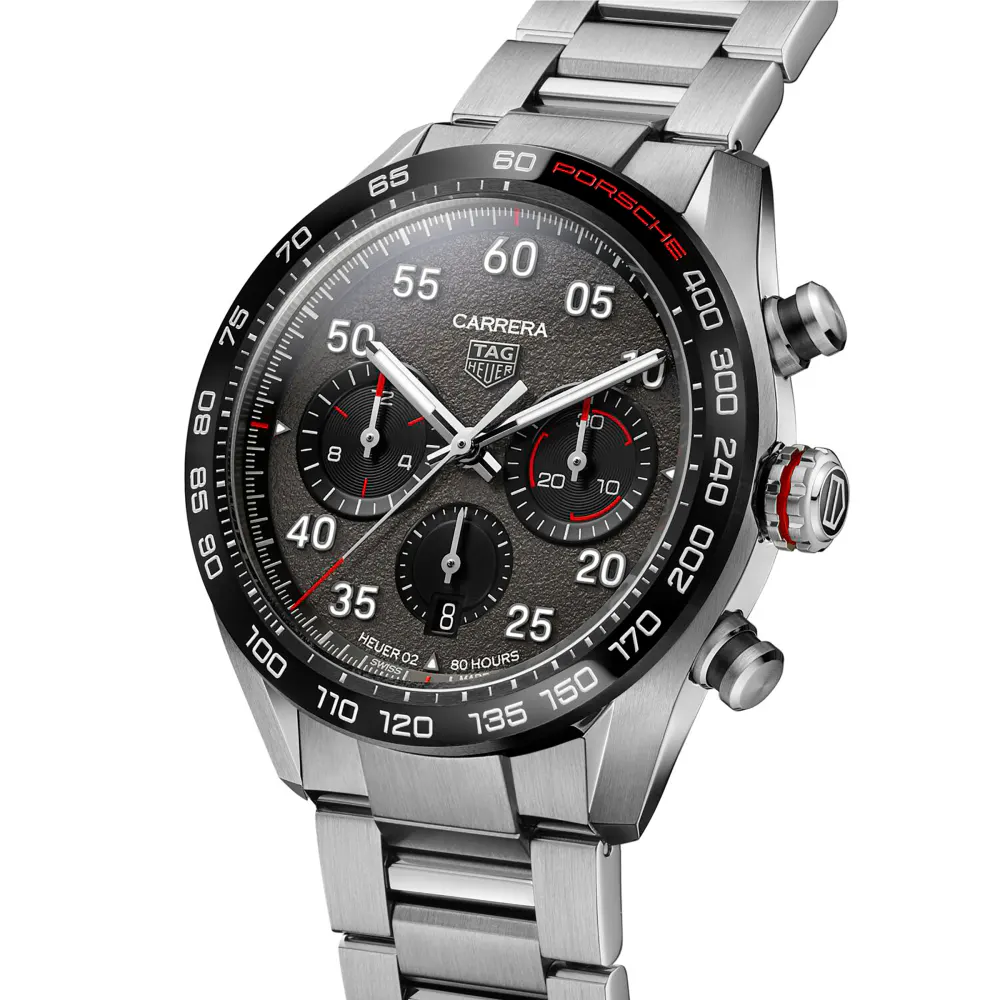TAG Heuer Carrera Porsche Chronograph Special Edition 44 mm Calibre Heuer 02 Automatic detail 2