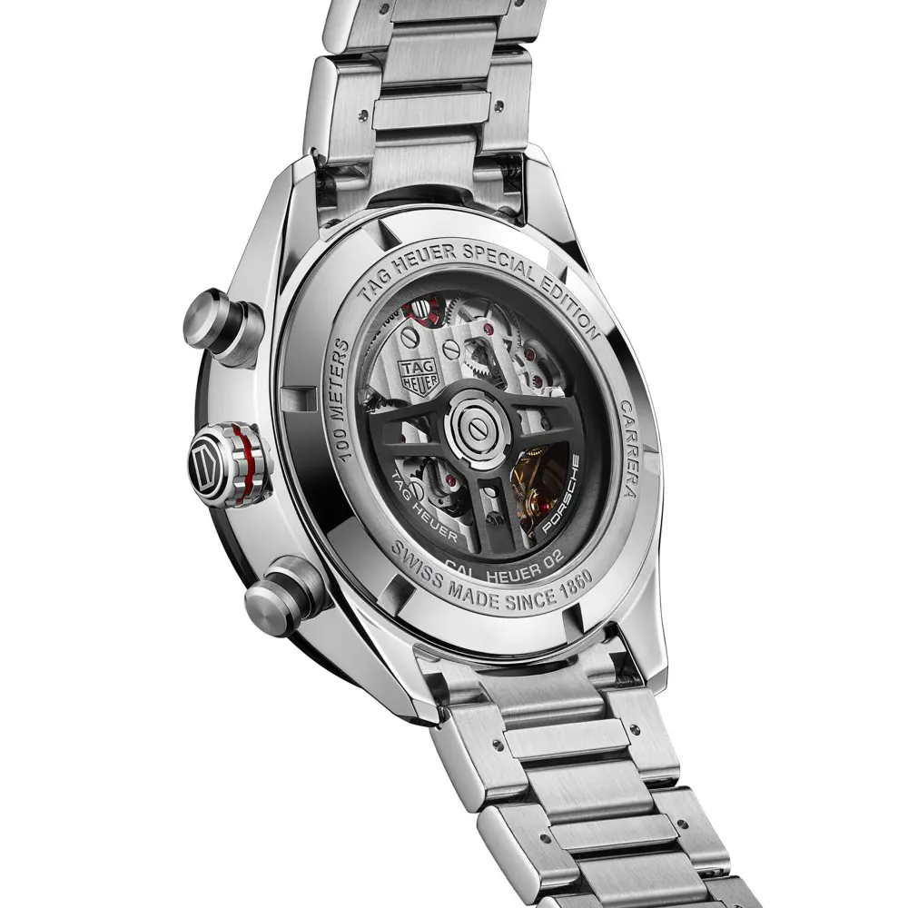 TAG Heuer Carrera Porsche Chronograph Special Edition 44 mm Calibre Heuer 02 Automatic detail 3