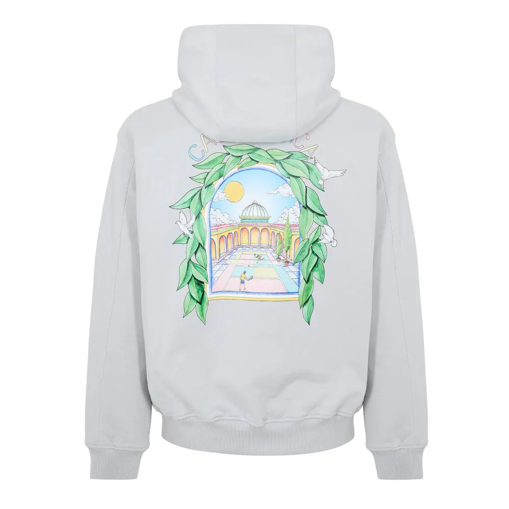 Casablanca Men's LArche Logo Over the Head Hoodie detail 2