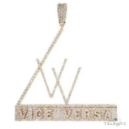 RINA - For Him CUSTOM Custom Made Diamond Pendant 67113 in Rose Gold – Pendant