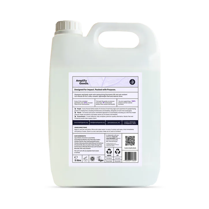 Amplify Goods Rosemary Orange Shampoo and Body Wash 5L, additional product view 2