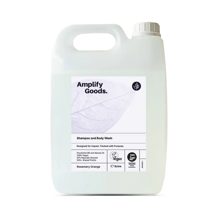Amplify Goods Rosemary Orange Shampoo and Body Wash 5L – Beauty > Washing & Bathing > Shower Gel & Body Wash