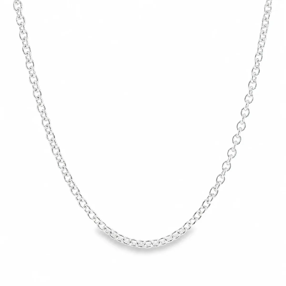 JALGAS - ALESSI DOMENICO Palladium Silver Rolo Chain 3mm 71446 – Chain