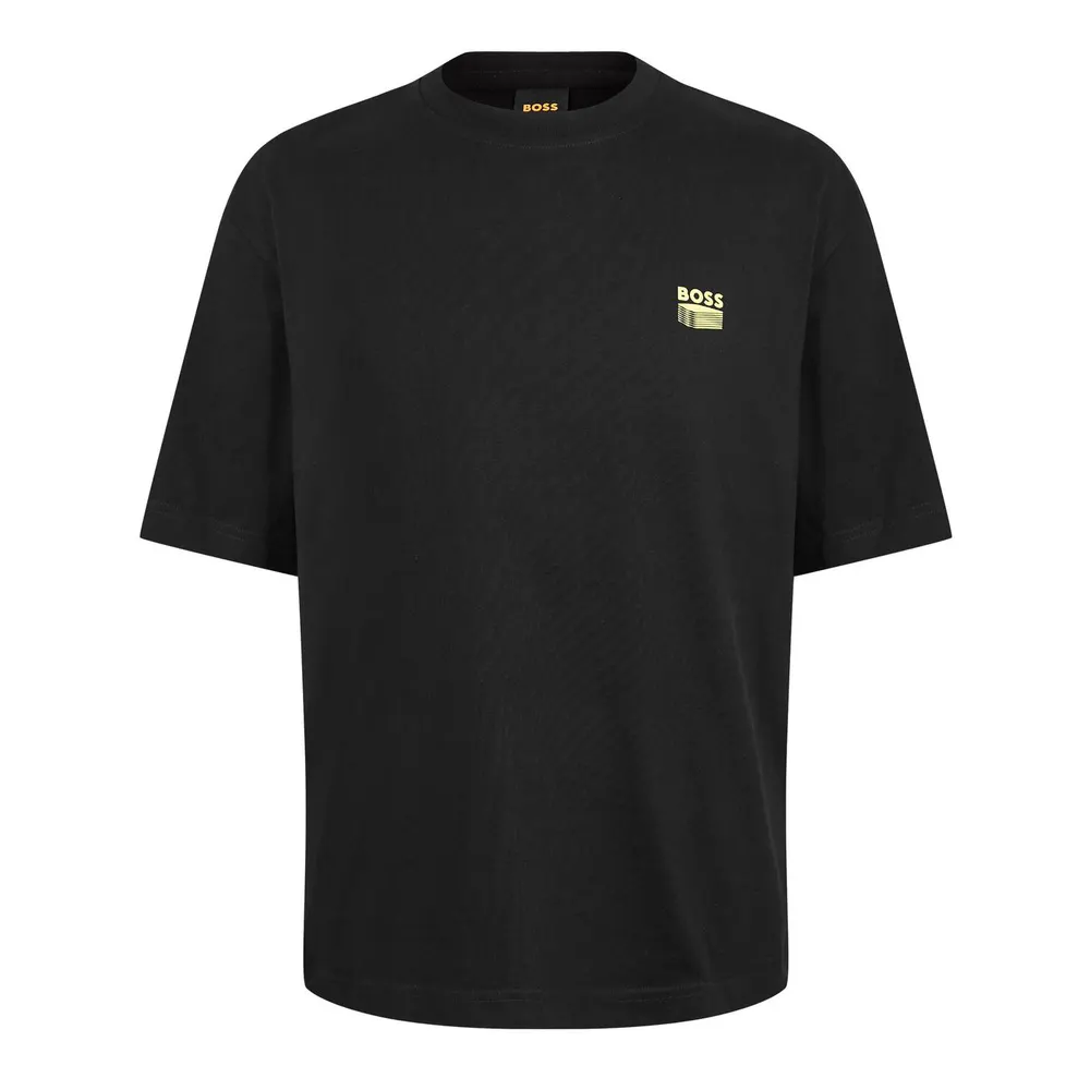 Boss BOSS ORANGE Cotton-jersey T-shirt with Printed Brutalism Artwork