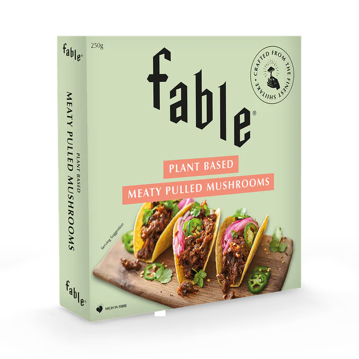 Fable Plant Based Meaty Pulled Mushrooms 250g