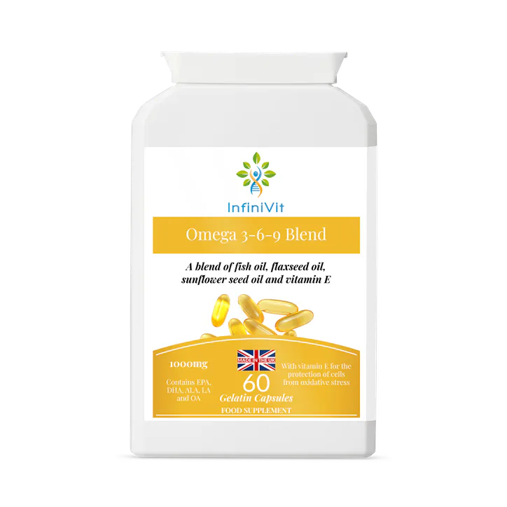 InfiniVit Omega 3-6-9 Blend 60 Capsules