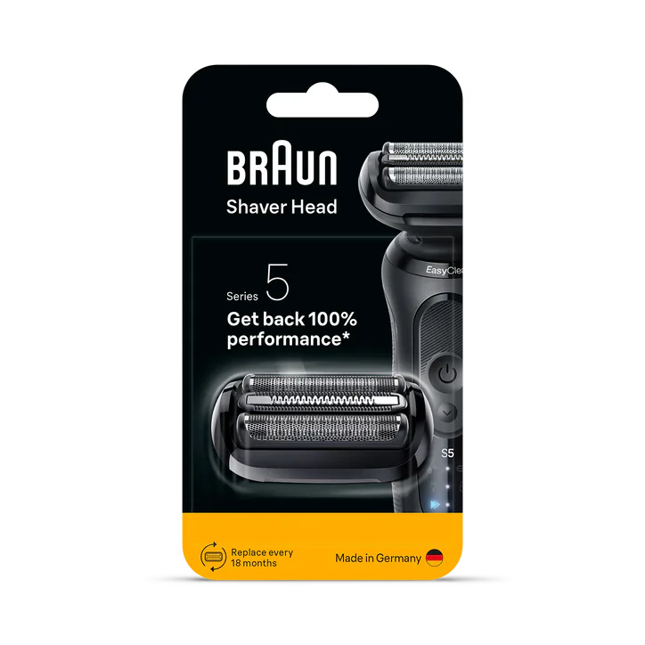 BRAUN Series 5 Electric Shaver ORIGINAL Replacement Head, 54B