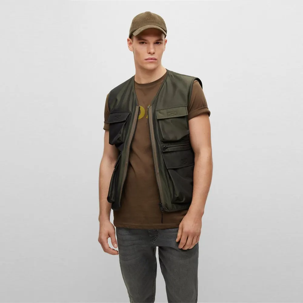 Boss Men's Onslow Sleeveless Gilet detail 2