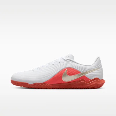 Nike Tiempo Maestro Club Indoor/Court Low-Top Football Shoes - White/Bright Crimson/Blur