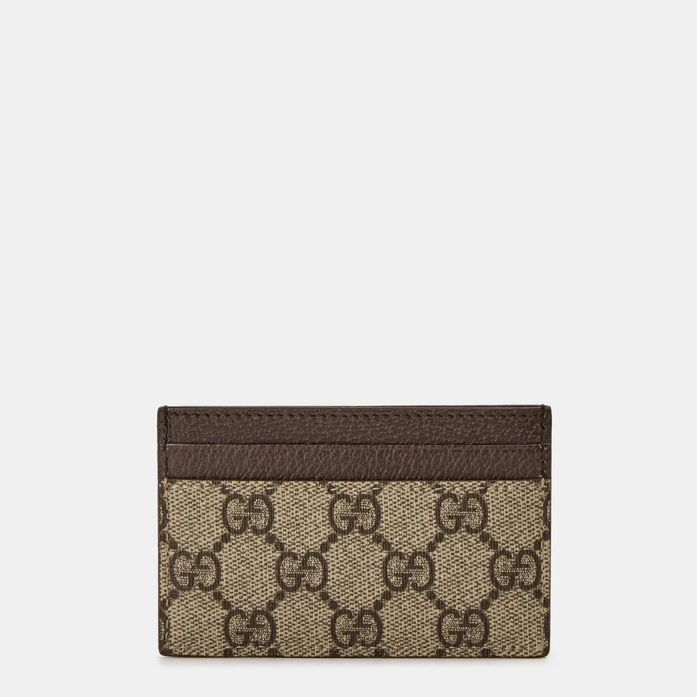 Gucci Men's GG Monogram Canvas Card Holder detail 2