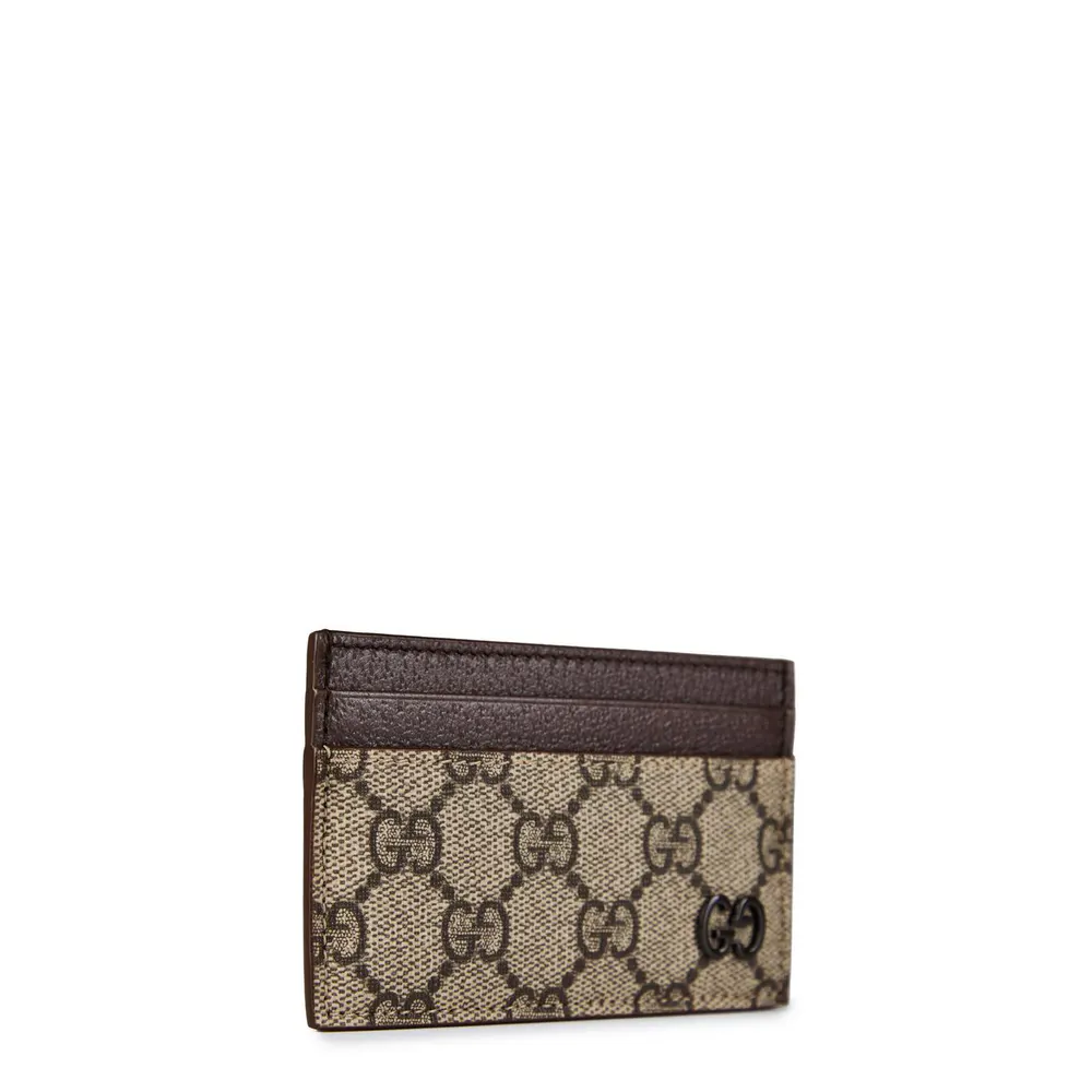 Gucci Men's GG Monogram Canvas Card Holder detail 3