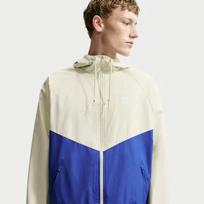 Nike Windrunner Men's Lined Jacket - Light Khaki/Old Royal/White