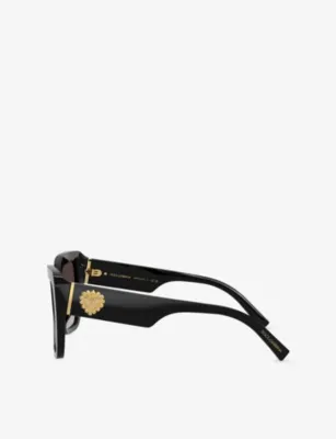 DOLCE & GABBANA DG4538 Square-Frame Acetate Sunglasses detail 2