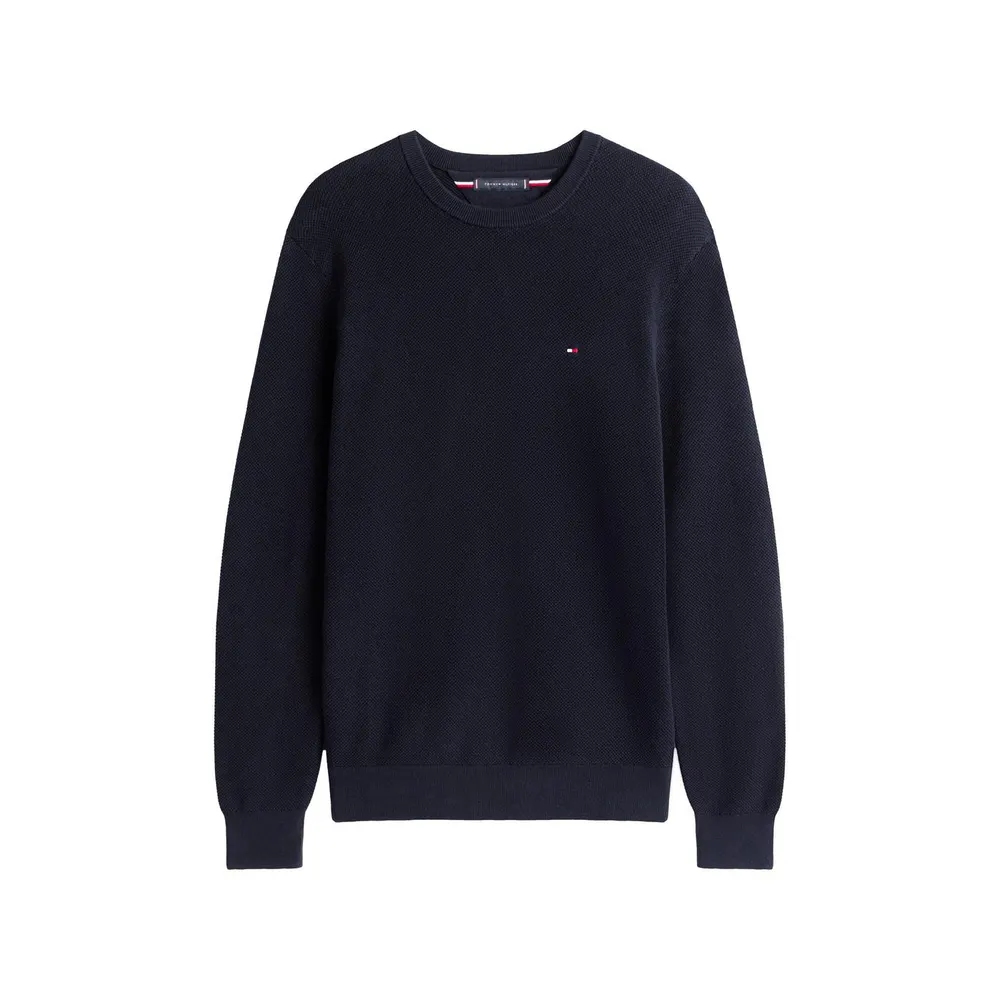 Tommy Hilfiger Men's Ribbed Crew Neck Jumper