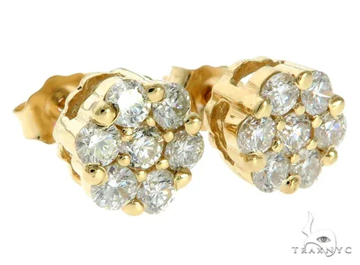 RINA - For Him FACTORY Stud Diamond Earrings 26816 in Rose Gold – Earrings