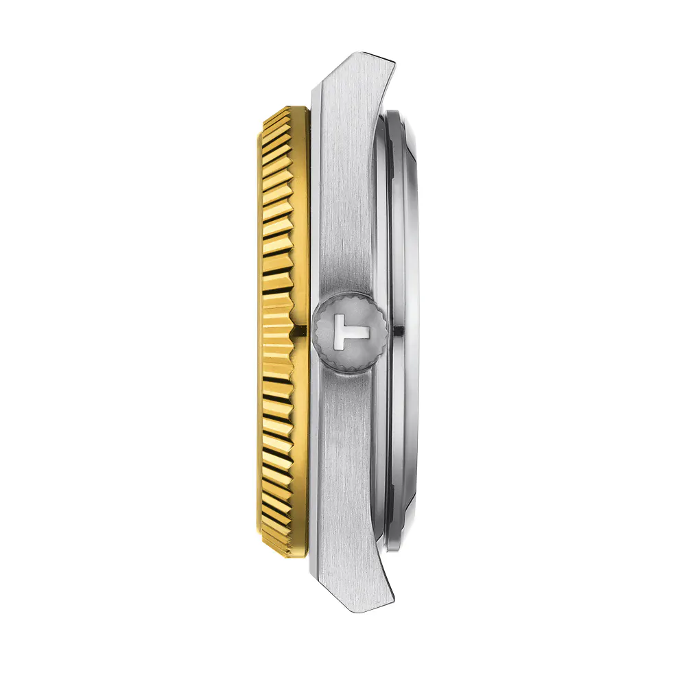 Tissot PRX Powermatic 80 35mm Steel and 18K Gold Bezel Unisex Watch detail 2