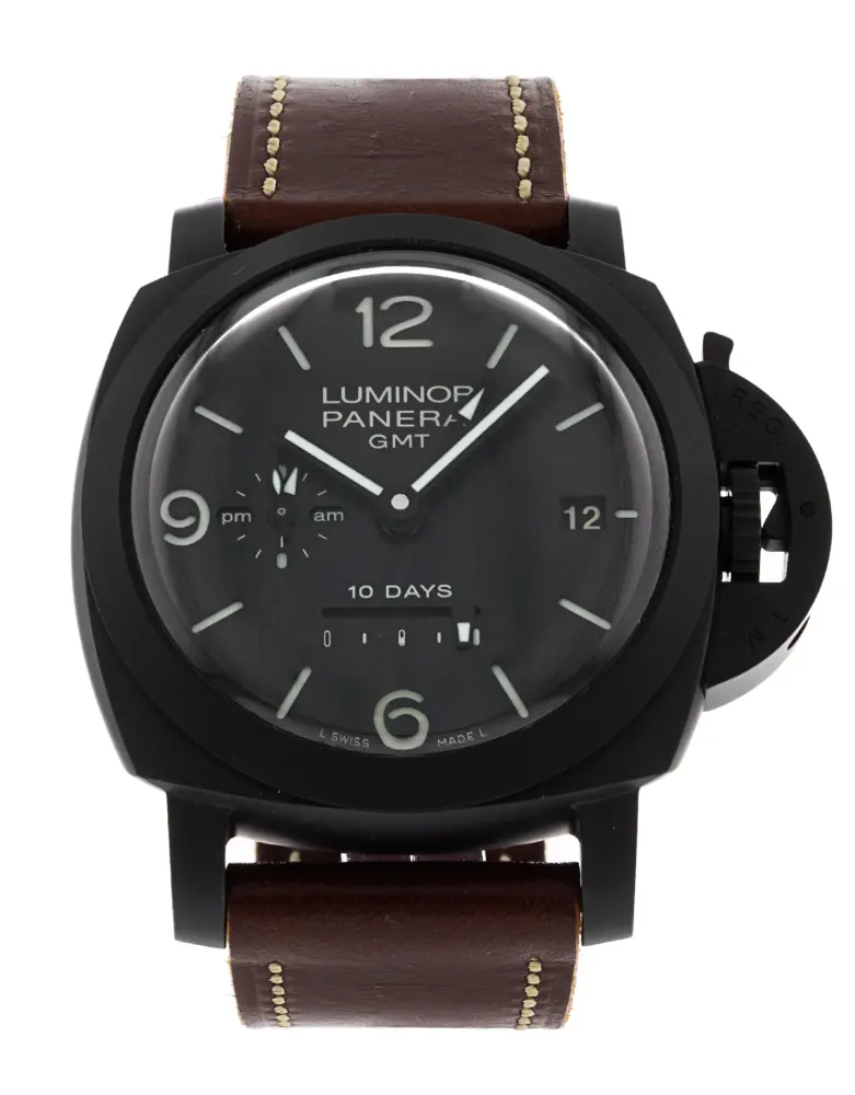 Panerai Luminor GMT PAM00335 — 2011 — Excellent in Black Baton – Pre-owned watches