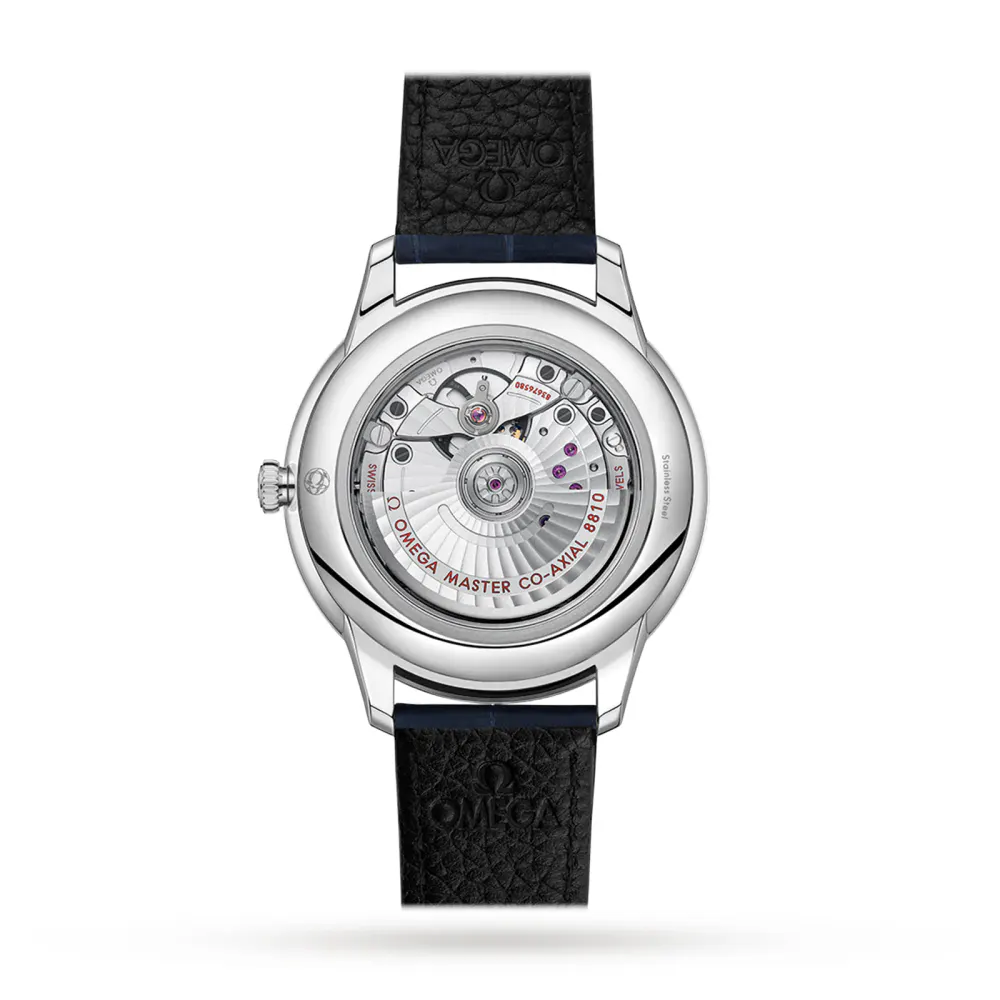 Omega De Ville Prestige Co-Axial Master Chronometer Power Reserve 41mm Mens Watch Blue detail 2