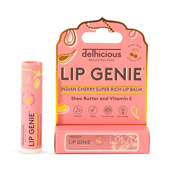 Delhicious Lip Genie Indian Cherry Super Rich Lip Balm 4.25g