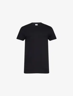 CALVIN KLEIN Crewneck Logo-Embroidered Pack Of Three Cotton-Jersey T-Shirts