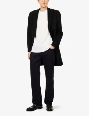 EMPORIO ARMANI Regular Straight-Leg Stretch-Denim Jeans detail 2