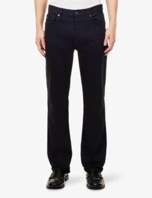 EMPORIO ARMANI Regular Straight-Leg Stretch-Denim Jeans detail 3