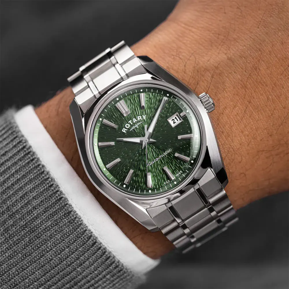 Rotary Lumen 40mm Mens Watch Green in Green, additional product view 2
