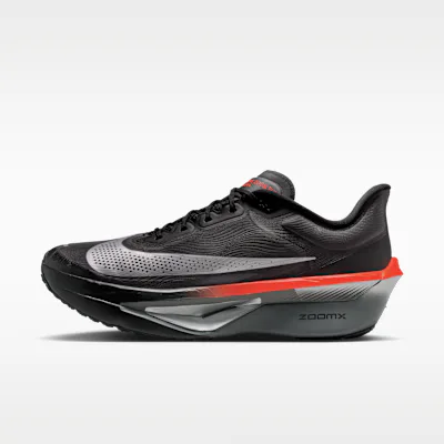 Nike Zoom Fly 6 Men's Road Racing Shoe - Black/Bright Crimson/Wolf Grey/Metallic Silver