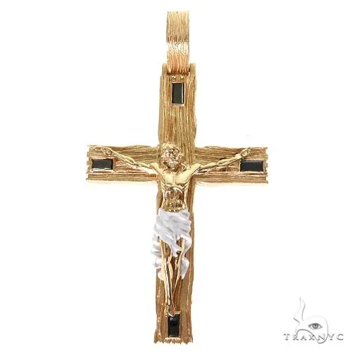 RINA - For Him CUSTOM Midnight Redemption Cross Pendant 69571 in Rose Gold – Pendant
