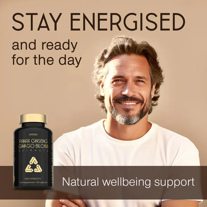 SuperSelf Korean Panax Ginseng with Ginkgo Biloba 60 Capsules detail 3