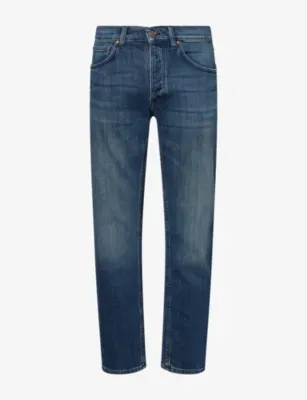 NUDIE JEANS Solid Ollie Straight-Leg Denim Jeans - 30/30
