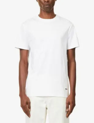 BELIER Mercerised Tshirt in WHITE, additional product view 3