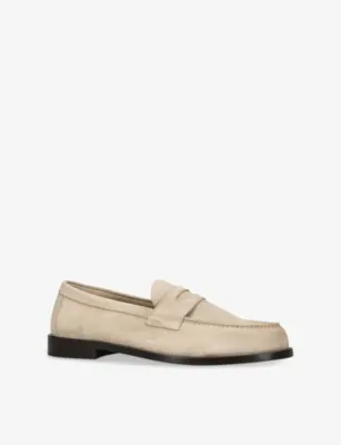 VINNY'S Bobbee Suede Loafers - EUR 40 / 6 UK MEN in Beige, additional product view 3