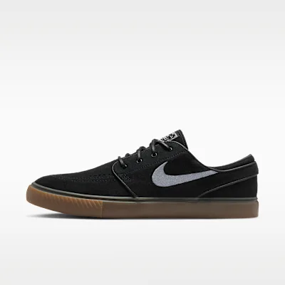 Nike SB Zoom Janoski OG+ Skate Shoes - Black/Black/Gum Light Brown/White