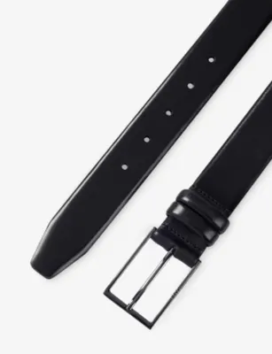 BOSS Branded Leather Belt - 46 detail 3