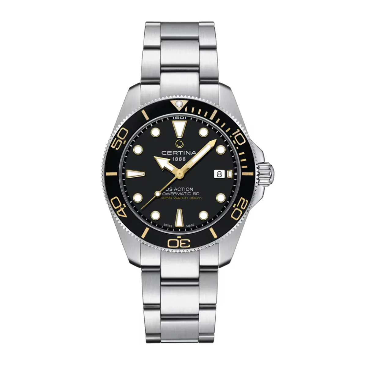 Certina DS Action Diver 40.5mm Powermatic 80 Mens Watch