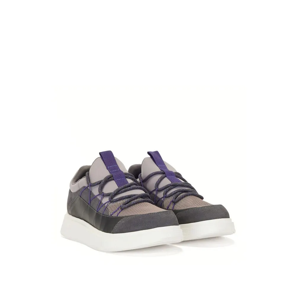 Boss Bulton Running Shoes in Grey, additional product view 3