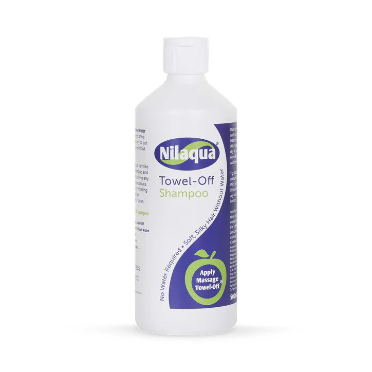 Nilaqua Towel Off, Rinse Free Apple Shampoo 500ml