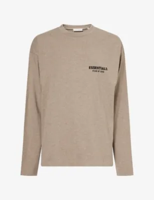 FEAR OF GOD ESSENTIALS Essentials Classic Long-Sleeve Cotton T-Shirt